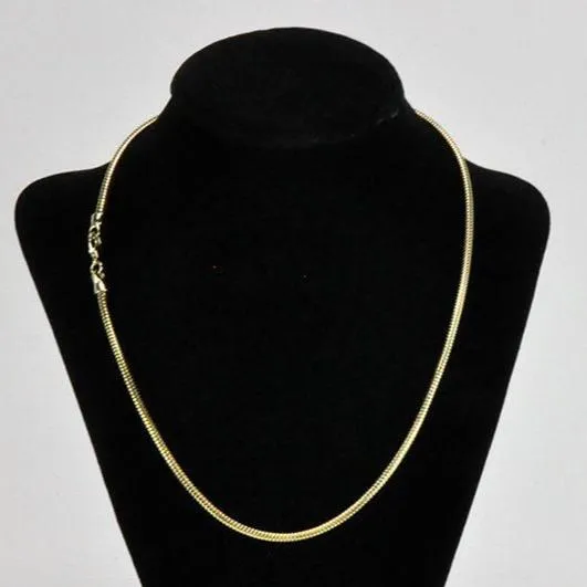Necklaces Continental Beads 16 15mm Snake Chain Necklace with Lobster Clasp Sold by the Piece SNAKE15 Necklaces Continental Beads 16 15mm Snake Chain Necklace with Lobster Clasp Sold by the Piece SNAKE15