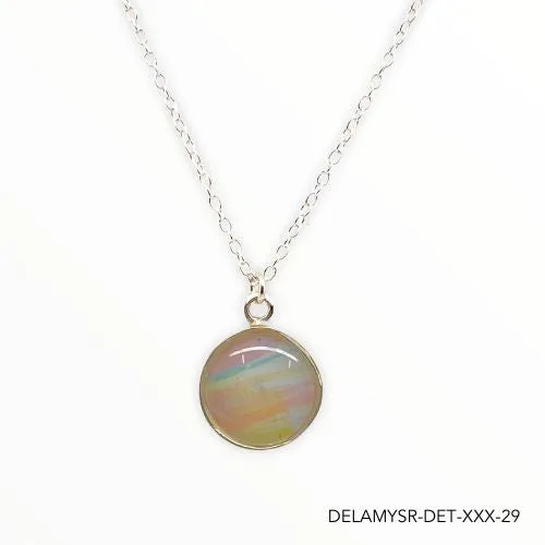 Necklaces Delicious Gold Mural Amy Necklace Silver