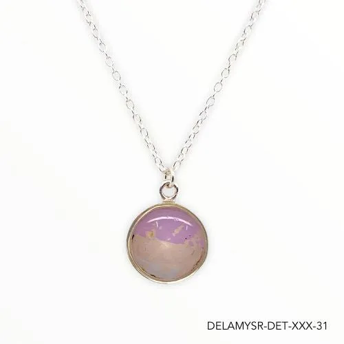Necklaces Delicious Gold Mural Amy Necklace Silver