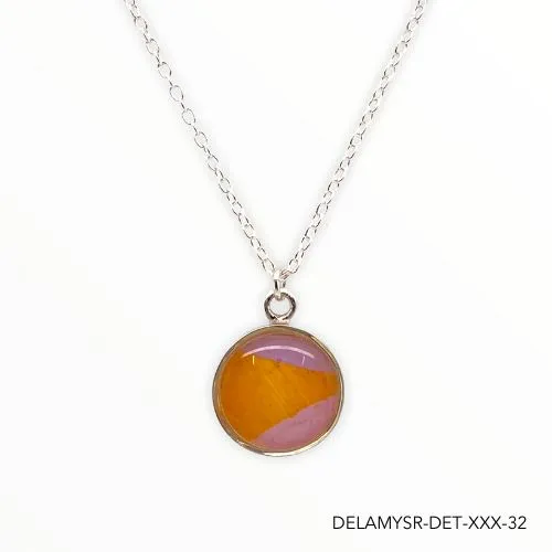 Necklaces Delicious Gold Mural Amy Necklace Silver
