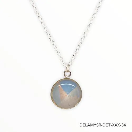 Necklaces Delicious Gold Mural Amy Necklace Silver