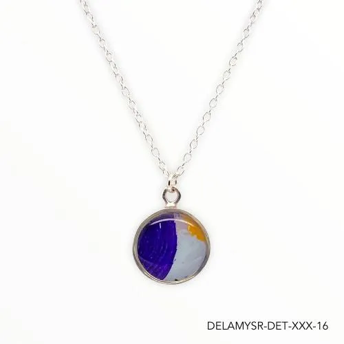Necklaces Delicious Gold Mural Amy Necklace Silver