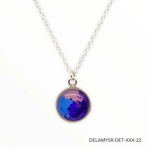 Necklaces Delicious Gold Mural Amy Necklace Silver