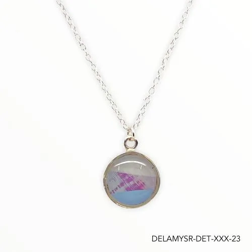 Necklaces Delicious Gold Mural Amy Necklace Silver