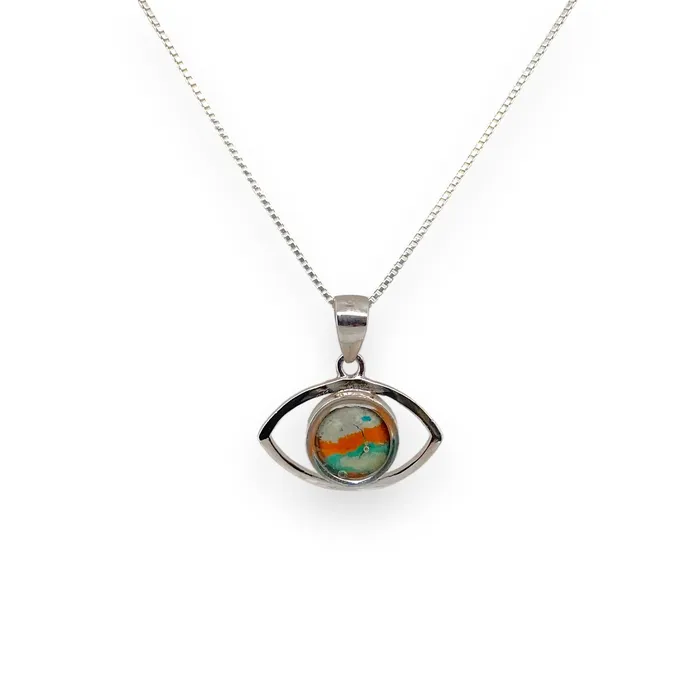 Necklaces Detroit Graffiti Protection Sonya Necklace Silver