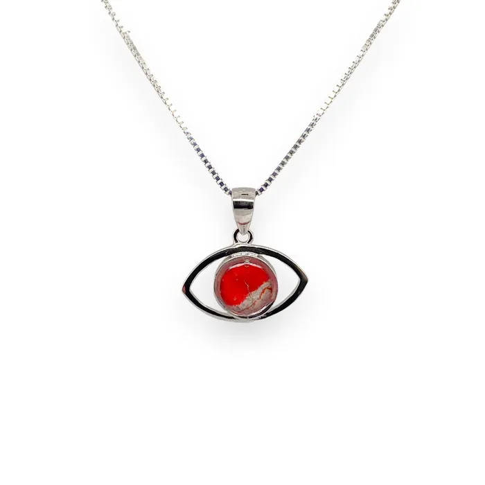Necklaces Detroit Graffiti Protection Sonya Necklace Silver