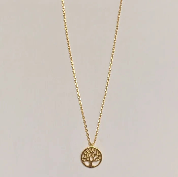 Necklaces Katie Peak Katie Peak The Acorn The Tree Tree Charm Necklace Necklaces Katie Peak Katie Peak The Acorn The Tree Tree Charm Necklace