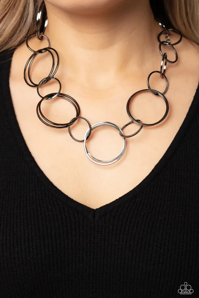 Necklaces Paparazzi Shimmering Symphony Black Necklace A Finishing Touch Jewelry Necklaces Paparazzi Shimmering Symphony Black Necklace A Finishing Touch Jewelry