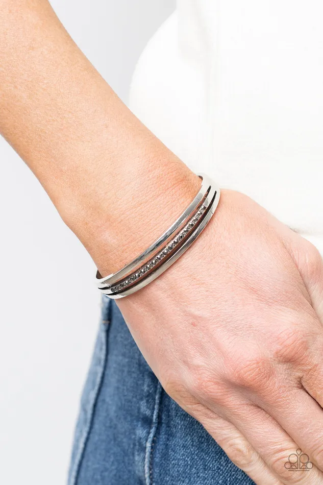 Paparazzi Fairytale A Point Of Pride Silver Bracelet A Finishing Touch Jewelry Bracelets