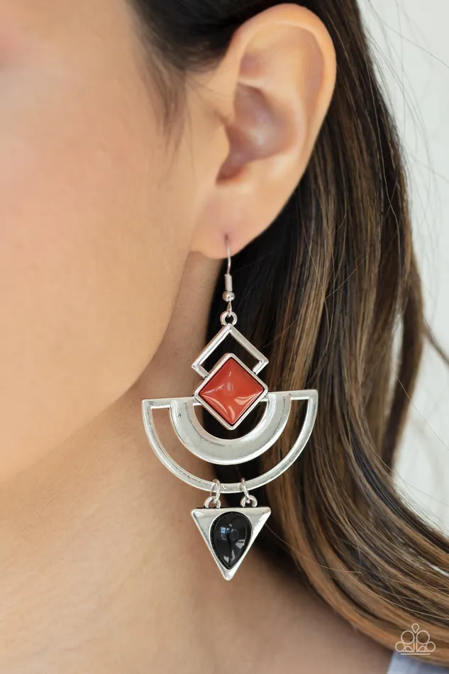 Paparazzi Geo Gypsy Multi Earrings A Finishing Touch Jewelry Earrings