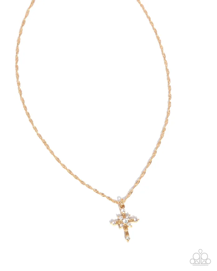 Paparazzi Graceful Glory Gold Necklace Paparazzi Accessories Necklaces