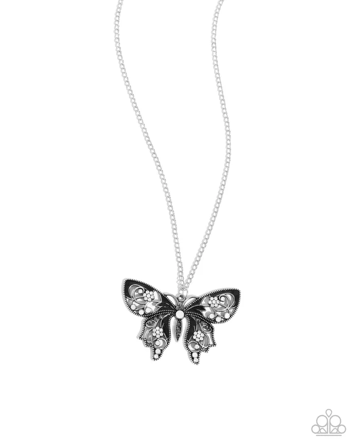 Paparazzi Whimsical Weekday Black Necklace A Finishing Touch Necklaces