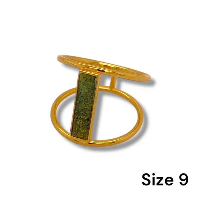 Rings Packard Plant Hattie Cage Ring Gold Size 9 Rings Packard Plant Hattie Cage Ring Gold Size 9