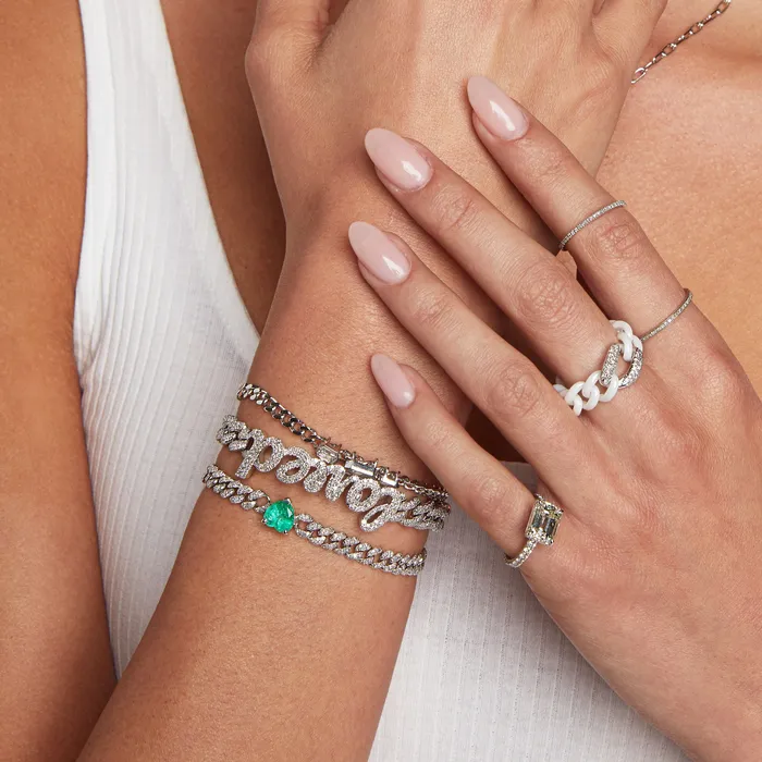 Rings SHAY JEWELRY READY TO SHIP DIAMOND EMERALD CUT PINKY RING