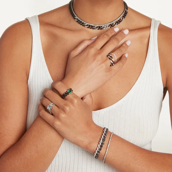 SHAY JEWELRY Rings READY TO SHIP DIAMOND SINGLE THREAD RING