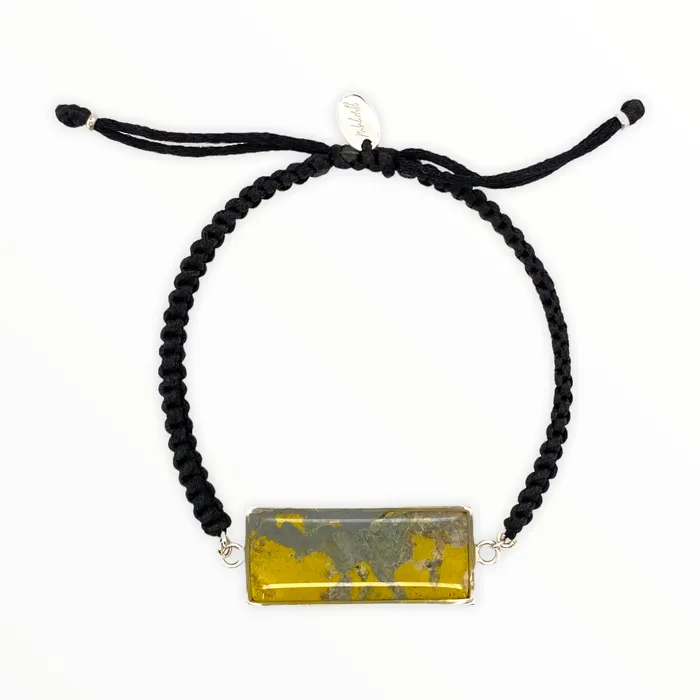 U of M Campus Rock Carl Bracelet Silver Black Bracelets