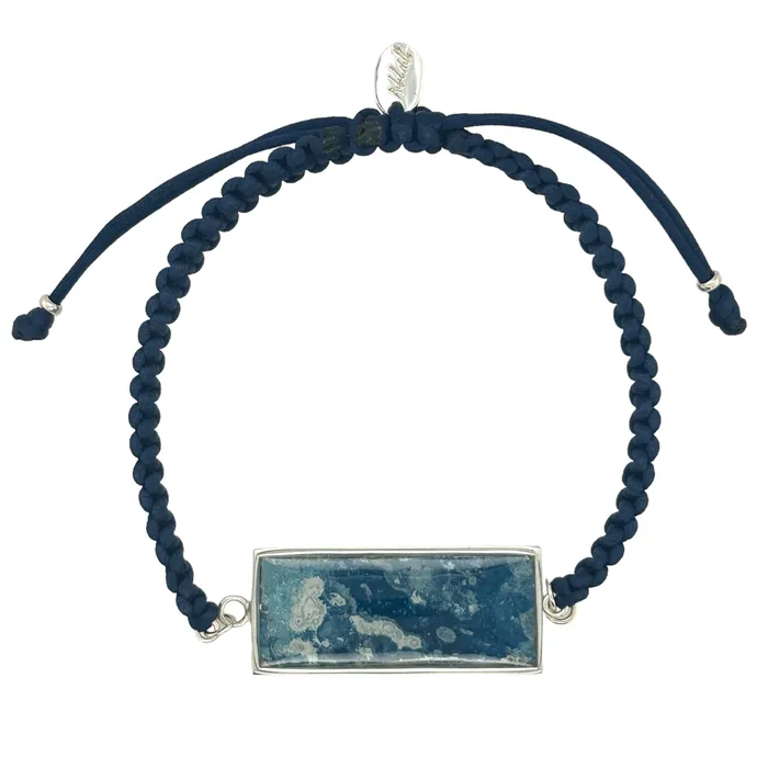 U of M Campus Rock Carl Bracelet Silver Black Bracelets