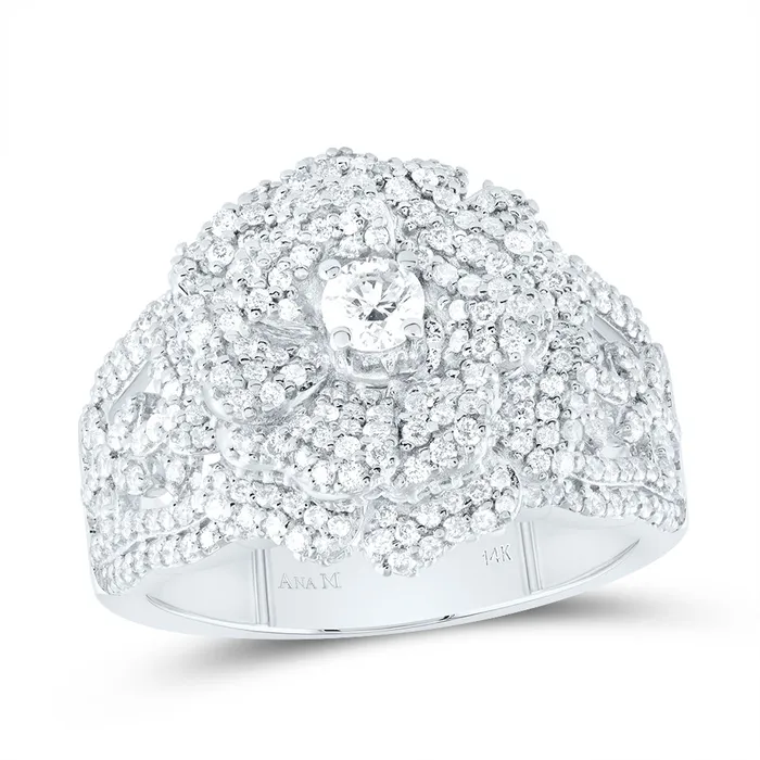 1 38CtwDia Ana M Fashion Rose Ring 862 grams GND Rings