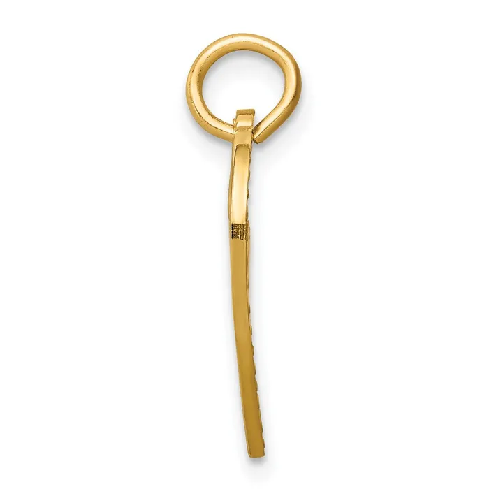 10k Yellow Gold 16 mm SWEET 15 In Heart Charm 098 grams Qgold Charm Necklaces 10k Yellow Gold 16 mm SWEET 15 In Heart Charm 098 grams Qgold Charm Necklaces