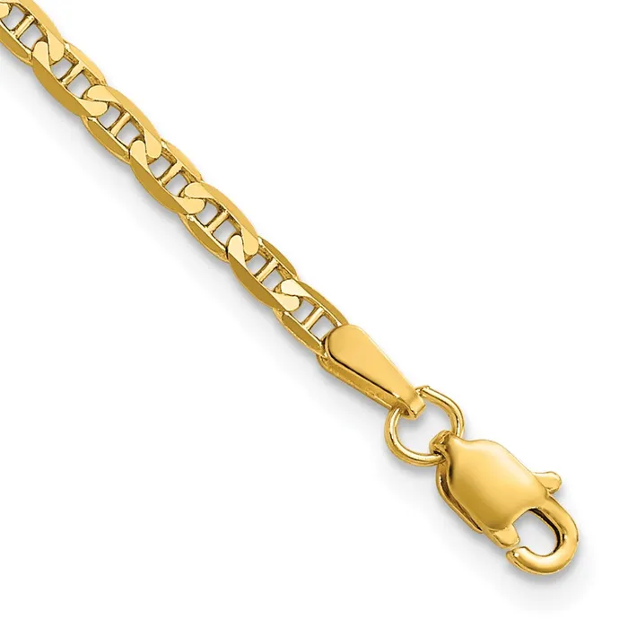 10k Yellow Gold 24 mm Flat Anchor Chain Anklet 217 grams Qgold PreStyled Sets 10k Yellow Gold 24 mm Flat Anchor Chain Anklet 217 grams Qgold PreStyled Sets