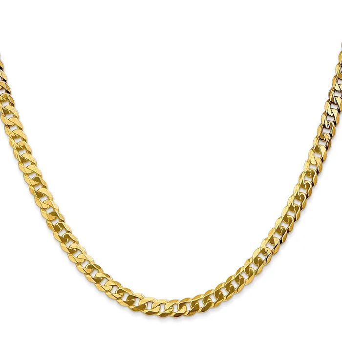 10k Yellow Gold 475 mm Flat Beveled Curb Chain 1399 grams Qgold PreStyled Sets 10k Yellow Gold 475 mm Flat Beveled Curb Chain 1399 grams Qgold PreStyled Sets