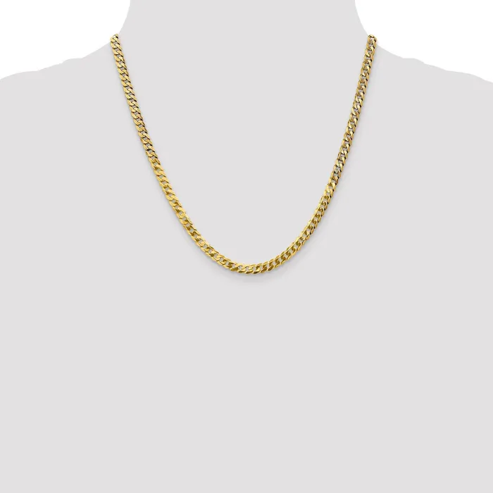 10k Yellow Gold 475 mm Flat Beveled Curb Chain 1399 grams Qgold PreStyled Sets 10k Yellow Gold 475 mm Flat Beveled Curb Chain 1399 grams Qgold PreStyled Sets