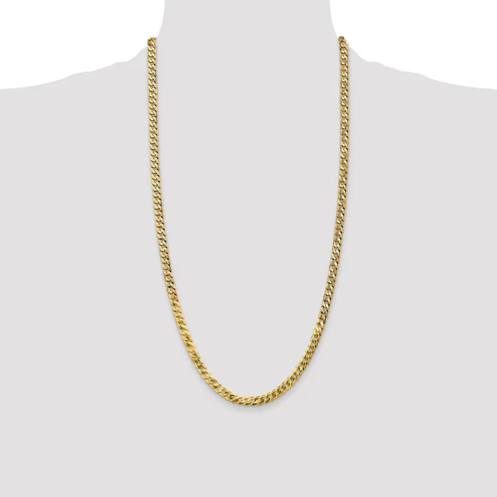 10k Yellow Gold 475 mm Flat Beveled Curb Chain 1399 grams Qgold PreStyled Sets 10k Yellow Gold 475 mm Flat Beveled Curb Chain 1399 grams Qgold PreStyled Sets