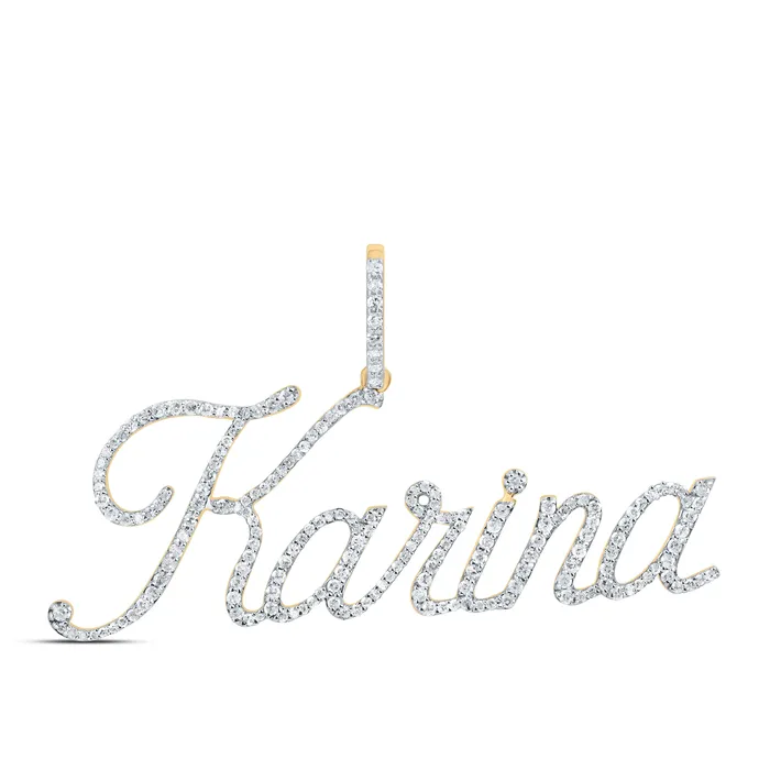 10Kt Gold 78CtwDia P1 Gift Karina Pendant GND Necklaces