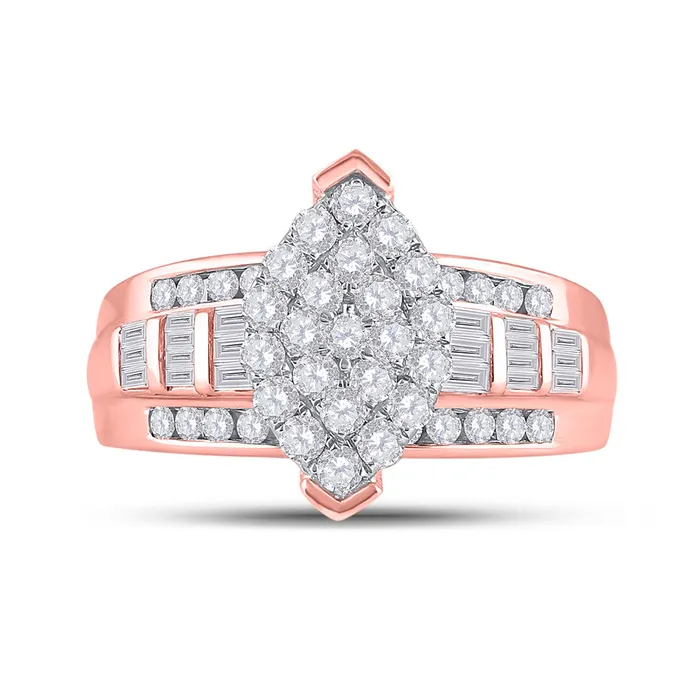 10Kt Rose Gold 1CtwDia Cindy Ring 56 grams GND Rings