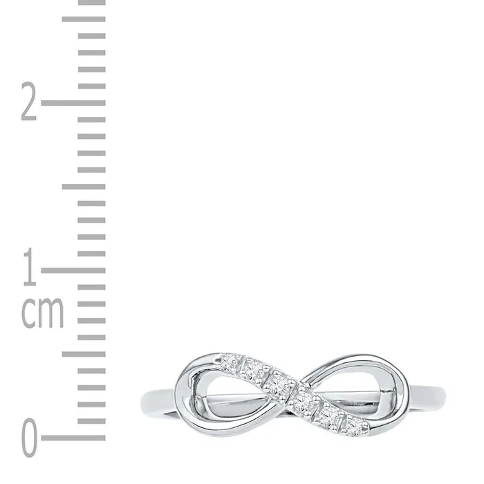 10Kt White Gold Womens Round Diamond Infinity Band Ring 120 Cttw 202 grams GND Rings 10Kt White Gold Womens Round Diamond Infinity Band Ring 120 Cttw 202 grams GND Rings