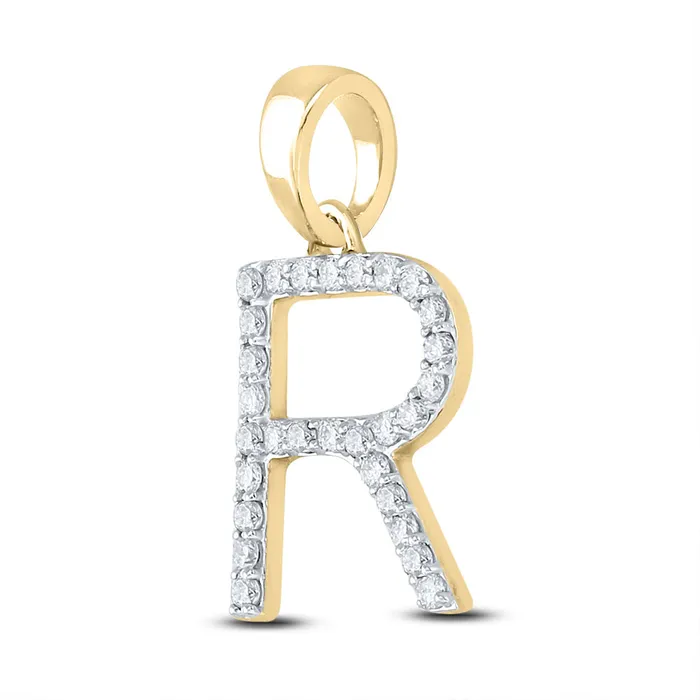 10Kt Yellow Gold 110CtDia Cn 18CtBlue Sapp Natural Gem Initial R Pendant 111 grams GND Necklaces 10Kt Yellow Gold 110CtDia Cn 18CtBlue Sapp Natural Gem Initial R Pendant 111 grams GND Necklaces