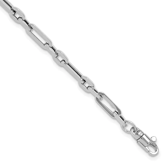 14k White Gold 41 mm Polished Fancy Link Bracelet 421 grams Qgold Bracelets 14k White Gold 41 mm Polished Fancy Link Bracelet 421 grams Qgold Bracelets
