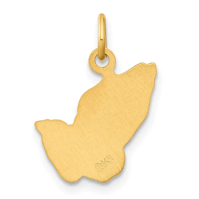 14k Yellow Gold 13 mm Praying Hands Charm 143 grams Qgold Charm Necklaces 14k Yellow Gold 13 mm Praying Hands Charm 143 grams Qgold Charm Necklaces