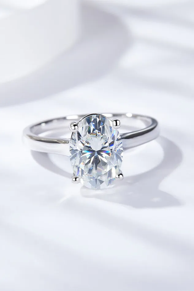 25 Carat Moissanite Solitaire Ring Trendsi Rings