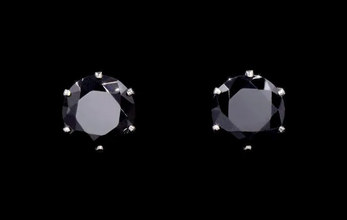 30 Carat CZ Jet Stud Earrings 17046280 4028 Earrings