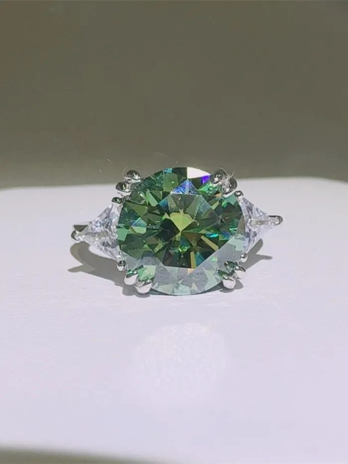 5 Carat Moissanite 925 Sterling Silver Ring Trendsi Rings