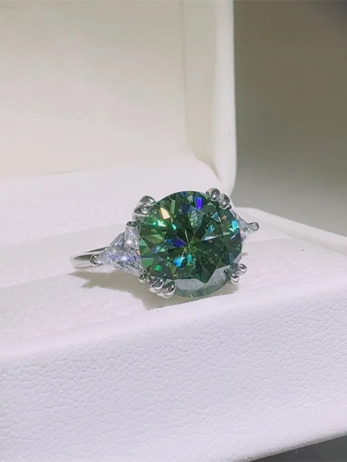 5 Carat Moissanite 925 Sterling Silver Ring Trendsi Rings