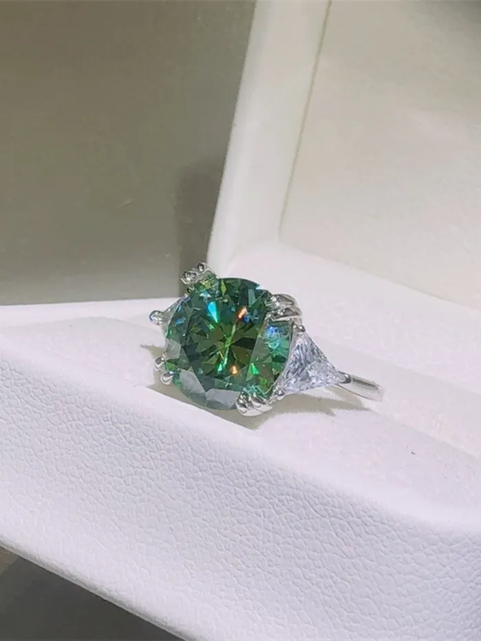 5 Carat Moissanite 925 Sterling Silver Ring Trendsi Rings