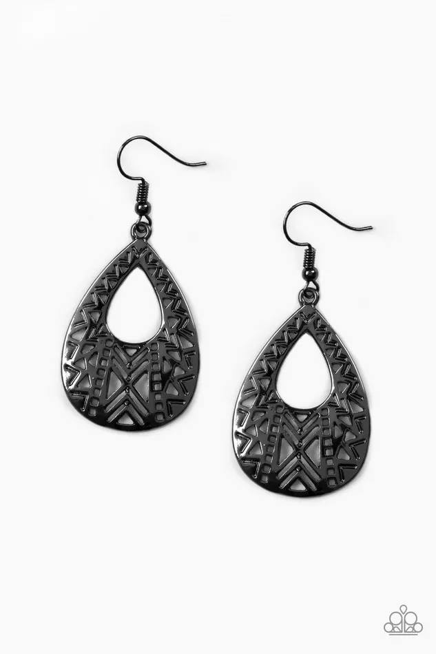 Alpha Amazon Paparazzi Black Gunmetal Teardrop Earrings Paparazzi Accessories Earrings Alpha Amazon Paparazzi Black Gunmetal Teardrop Earrings Paparazzi Accessories Earrings