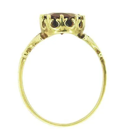 Antique Jewelry Mall Rings Victorian Garnet Ring in 14 Karat Gold