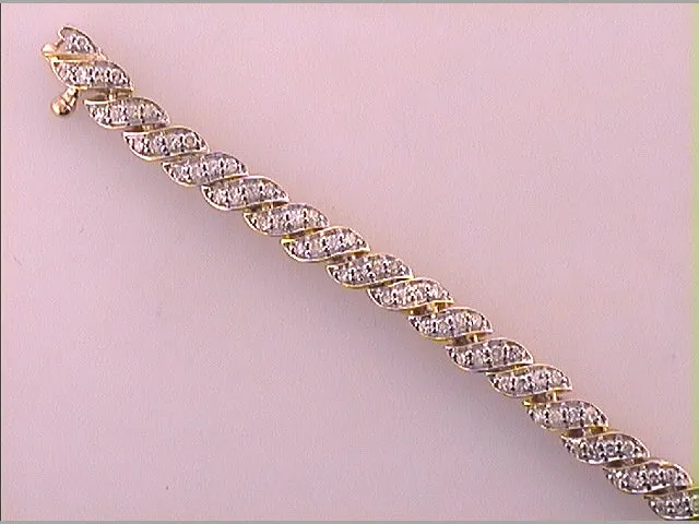 Bracelets 10Kt Yellow Gold 1 14CtDia Cn Fashion Bracelet 783 grams GND Bracelets 10Kt Yellow Gold 1 14CtDia Cn Fashion Bracelet 783 grams GND