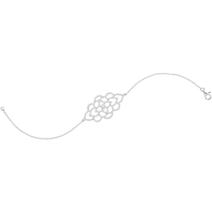 Bracelets GND 18Kt White Gold 110CtwDia 34CtScut Gift Bracelet 349 grams Bracelets GND 18Kt White Gold 110CtwDia 34CtScut Gift Bracelet 349 grams