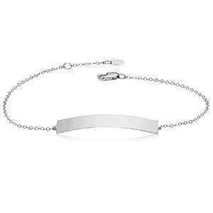 Carla Nancy B Bracelets Horizontal Engravable Bar Bracelet by Carla Nancy B