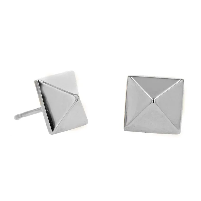 Carla Nancy B Earrings Pyramid Stud Earrings by Carla Nancy B