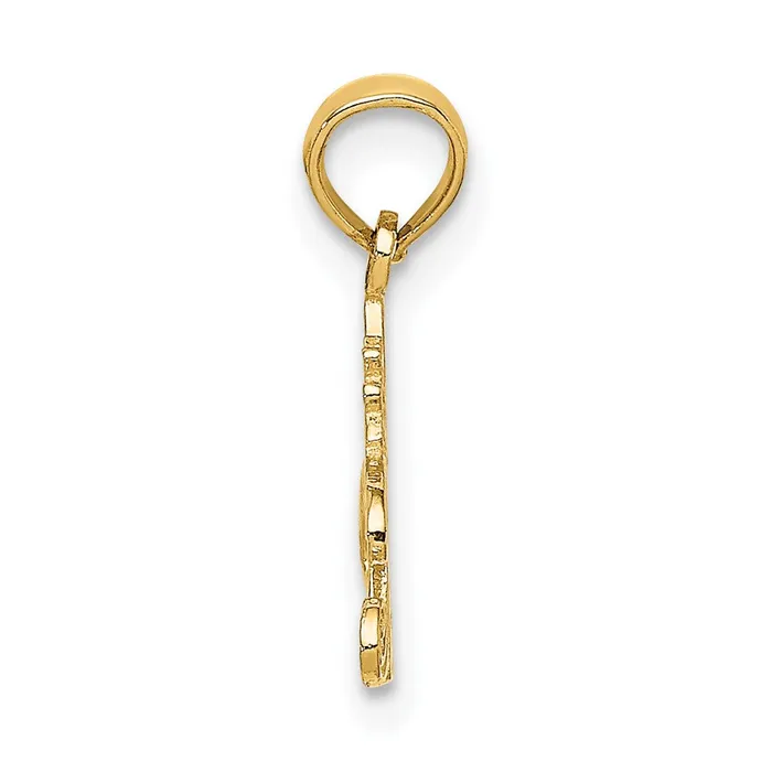 Charm Necklaces Qgold 10k Yellow Gold 197 mm 1 PRINCESS Charm 057 grams Charm Necklaces Qgold 10k Yellow Gold 197 mm 1 PRINCESS Charm 057 grams