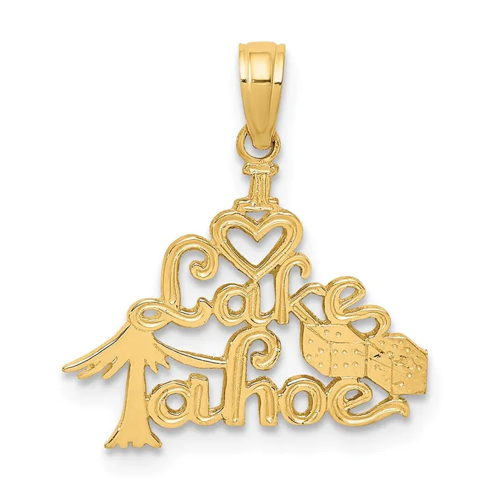 Charm Necklaces Qgold 14k Yellow Gold 175 mm Polished I HEART LAKE TAHOE Charm 055 grams Charm Necklaces Qgold 14k Yellow Gold 175 mm Polished I HEART LAKE TAHOE Charm 055 grams