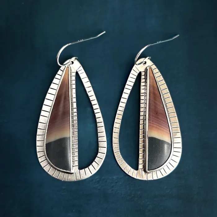 Earrings Allison Korn Designs Polychrome Jasper Earrings