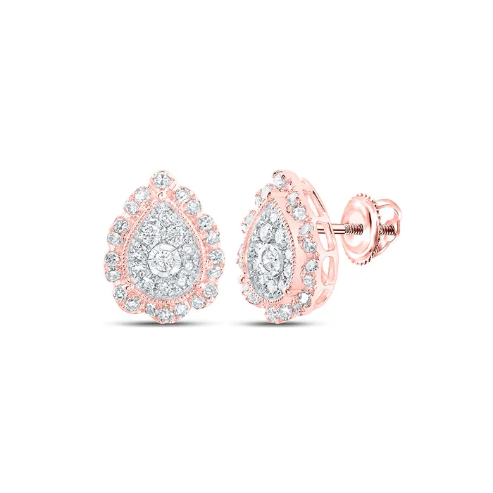 Earrings GND 38CtwDia Nk Pear Earring 158 grams