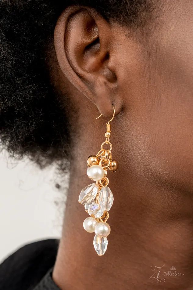 Earrings Paparazzi Accessories Sentimental Gold Pearl 2021 Zi Collection Paparazzi Signature Series