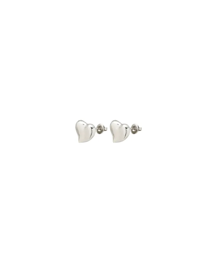 Earrings Uno de 50 HEART Stud Earrings in Silver